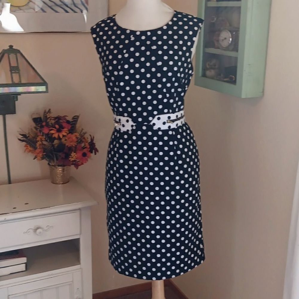 Emma & Michele  Polka Dot Dress